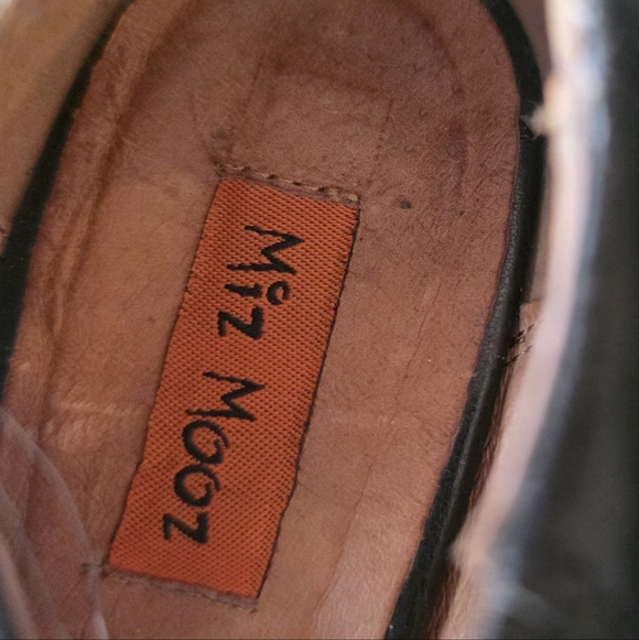 Miz Mooz Black Button-Strap Heeled Pumps - Picture 5 of 5